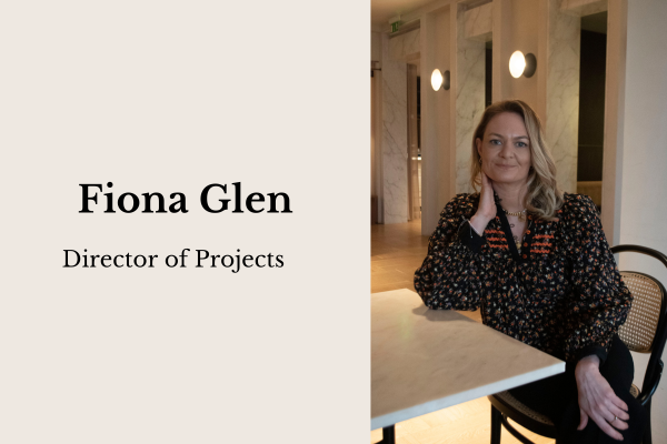 Introducing: Fiona Glen, Director of Projects